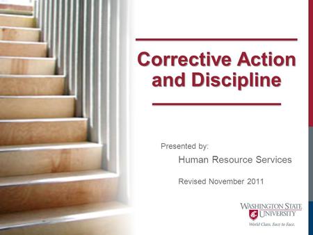 Corrective Action and Discipline