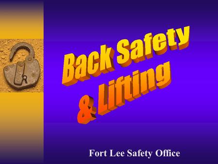 Fort Lee Safety Office.
