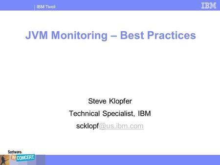 JVM Monitoring – Best Practices