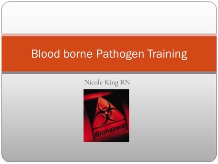 Blood borne Pathogen Training
