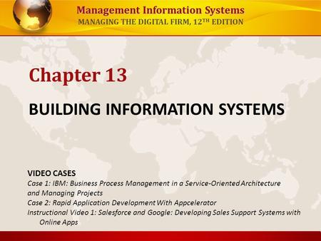 BUILDING INFORMATION SYSTEMS