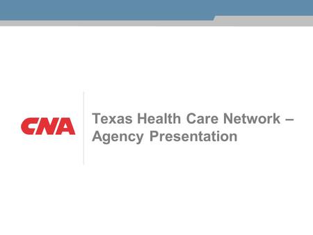 Texas Health Care Network – Agency Presentation. 2 What’s New Texas House Bill 7 (HB-7) Health Care Networks Coventry Workers’ Comp Network Out of Network.