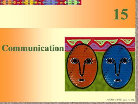 15 Communication.