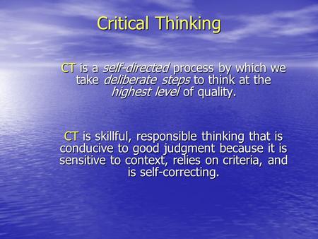 critical thinking and problem solving presentation