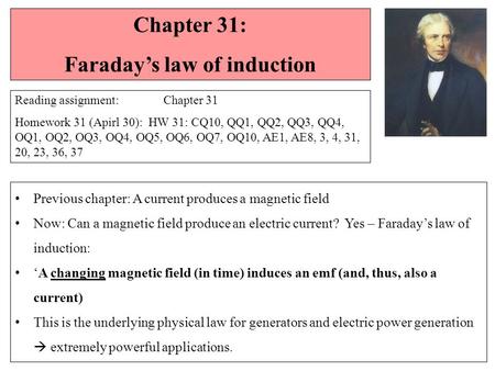 Faraday’s law of induction