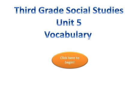 Third Grade Social Studies