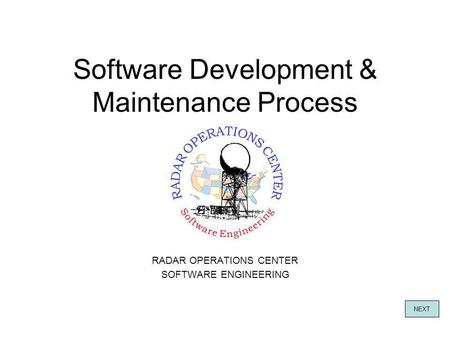 Software Development & Maintenance Process