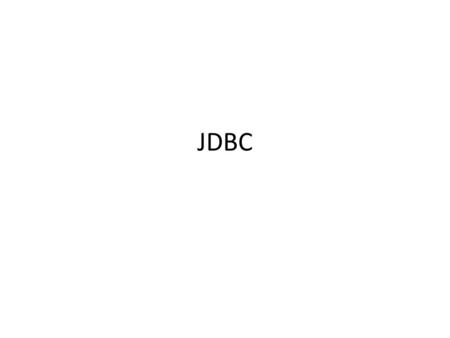 JDBC. Eseguire una query String query = SELECT * FROM COFFEES; Statement stmt = con.createStatement(); ResultSet rs = stmt.executeQuery(query); while.