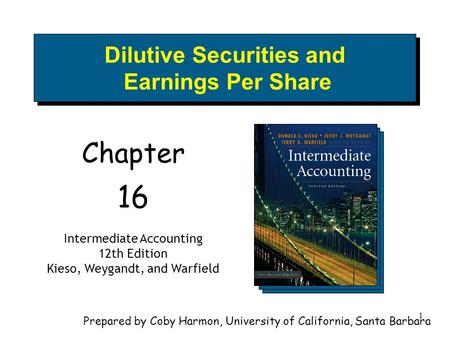Dilutive Securities and Earnings Per Share