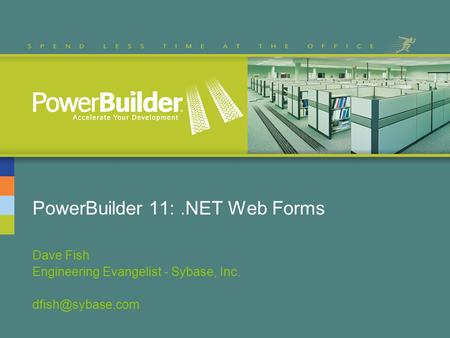 PowerBuilder 11: .NET Web Forms