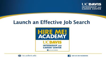 Launch an Effective Job Search