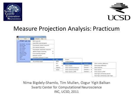 Measure Projection Analysis: Practicum