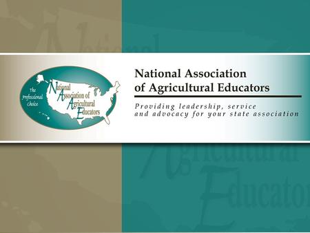 Using the Electronic NAAE Membership Form www.naae.org.
