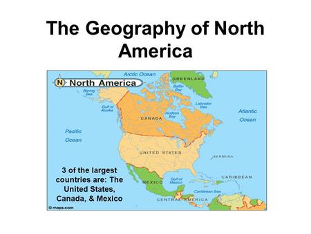 The Geography of North America