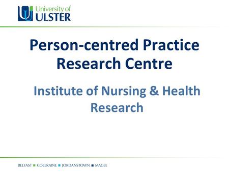 Person-centred Practice Research Centre