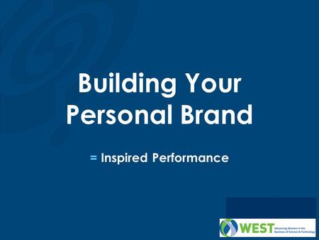Building Your Personal Brand