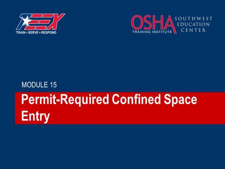 Permit-Required Confined Space Entry