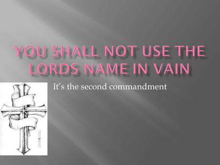 It’s the second commandment.  The lords law says to not worship any other God besides the true Lord Jesus Christ.  God has declared if worshiping any.