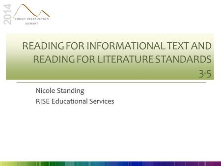 Nicole Standing RISE Educational Services