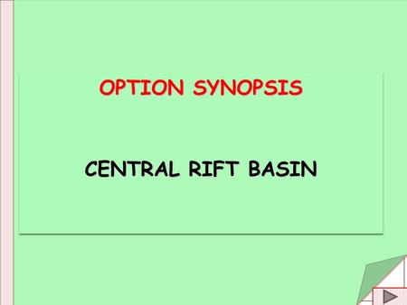 OPTION SYNOPSIS CENTRAL RIFT BASIN OPTION SYNOPSIS CENTRAL RIFT BASIN.
