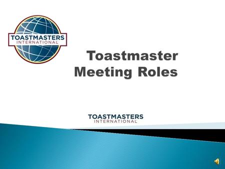 Toastmaster Meeting Roles