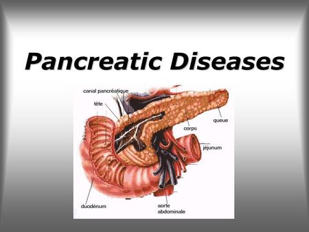 Pancreatic Diseases.