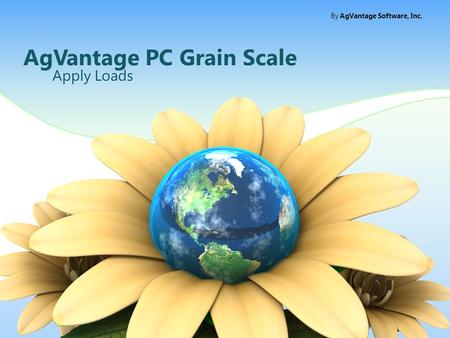 AgVantage PC Grain Scale Apply Loads By AgVantage Software, Inc.