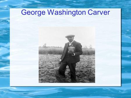 George Washington Carver. Early Life We are not sure of his birth date, because he was a slave. We think it was 1864 or early 1865.