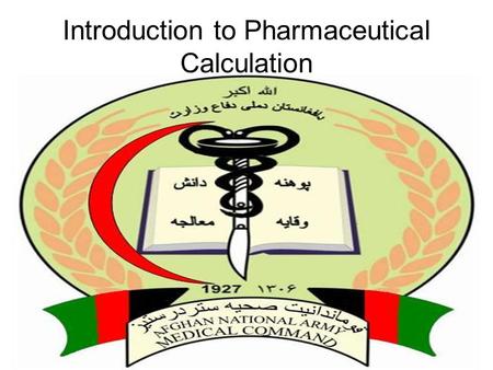 Introduction to Pharmaceutical Calculation. Units of measurement and metric conversion Measurement is the process of obtaining quantitative information.