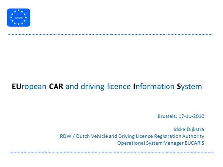 EUropean CAR and driving licence Information System