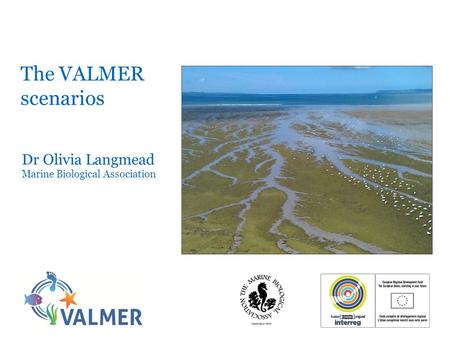 The VALMER scenarios Dr Olivia Langmead Marine Biological Association.