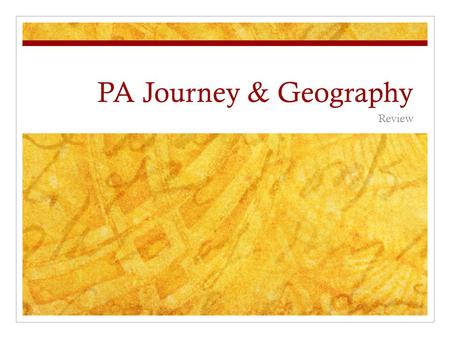 PA Journey & Geography Review. What made the railway system obsolete? A. Canals B. Steamboats C. Automobile.