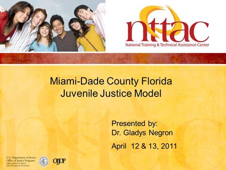 Miami-Dade County Florida Juvenile Justice Model