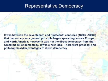 Representative Democracy