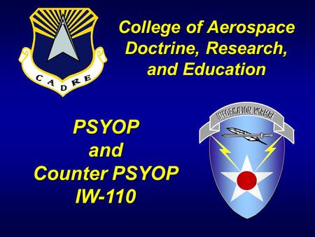 College of Aerospace Doctrine, Research, and Education