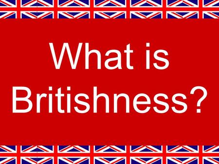 What is Britishness?. Union Jack Girl © Still Pictures/Duncan Walker.