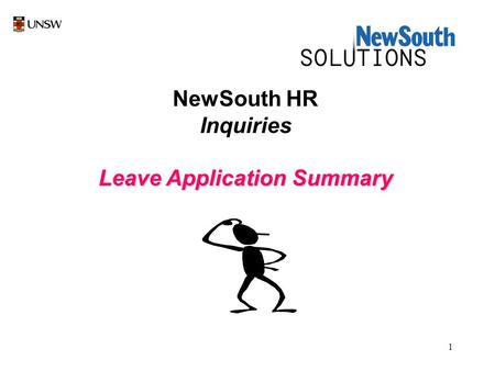 1 NewSouth HR Inquiries Leave Application Summary.