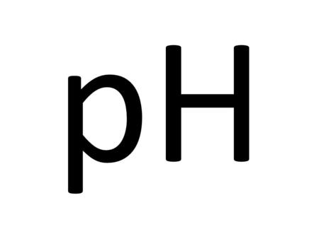 PH. There is a formula to find pH pH = -log [H + ] or pH = -log [H 3 O + ] – (brackets around a substance means that substances concentration in molarity)