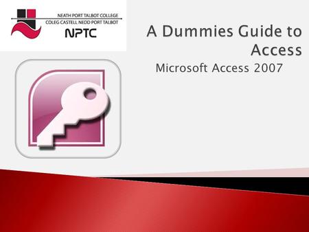 Microsoft Access 2007.  Access is a database software program.  Databases are basically large lists of information of a certain sort for example  Telephone.
