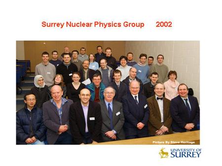 Physics MSc Courses at Surrey MSc Medical Physics: Started 1973-4: Course Director Dr. C.E. Doust, followed by Nicholas Spyrou. Between 1973-2005, 732.