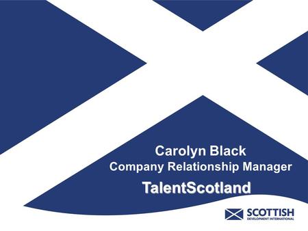 Carolyn Black Company Relationship Manager TalentScotland.