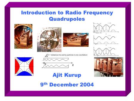 Introduction to Radio Frequency Quadrupoles