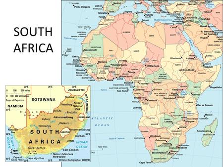 SOUTH AFRICA. Did you know? DID YOU KNOW THAT... South Africa is 5 times the size of Japan and three times the size of Texas. South Africa's Population.