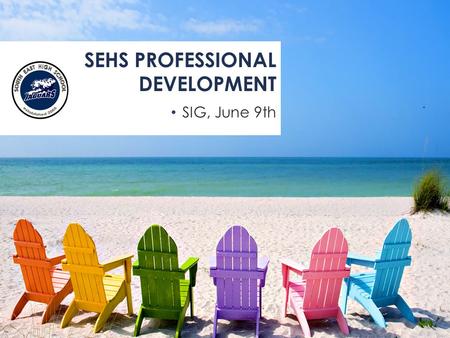 SIG, June 9th SEHS PROFESSIONAL DEVELOPMENT. REFLECTIONS/SUCCESSES AND CHALLENGES PURPOSE: To reflect on this year To provide learning for the new year.