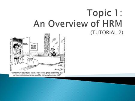 hrm presentation slideshare