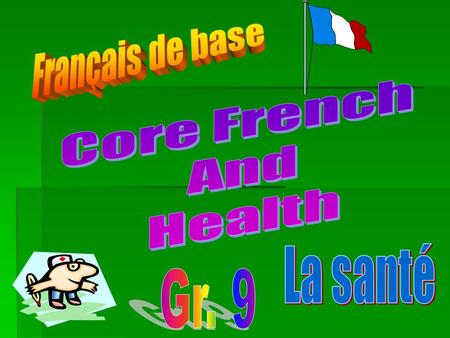 Here is what you will need for French and Health! (2) Binders 1 divided in 2 parts (one for French and one for Health) The other will be a portfolio project.