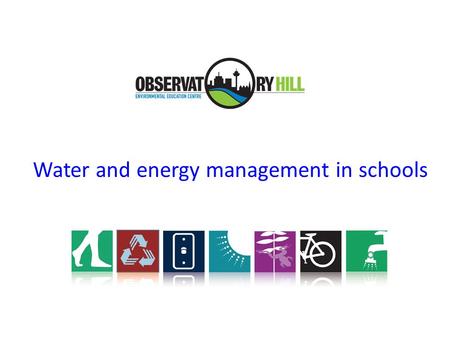 Water and energy management in schools