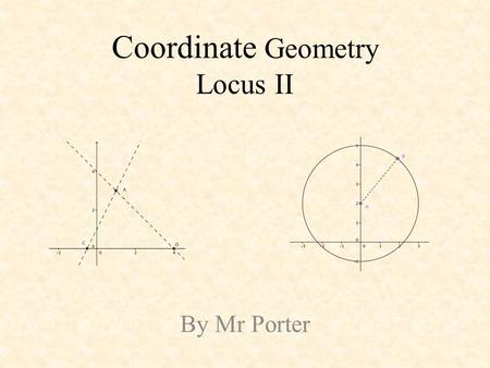 Coordinate Geometry Locus II