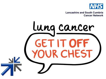 Overview Aim: To increase awareness about lung cancer and promote early diagnosis of lung cancer A collaboration of the 5 PCTs across Lancashire and the.
