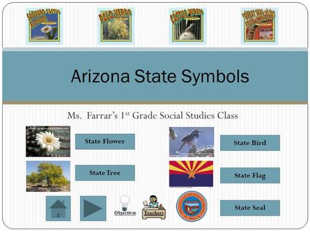 Ms. Farrar’s 1st Grade Social Studies Class